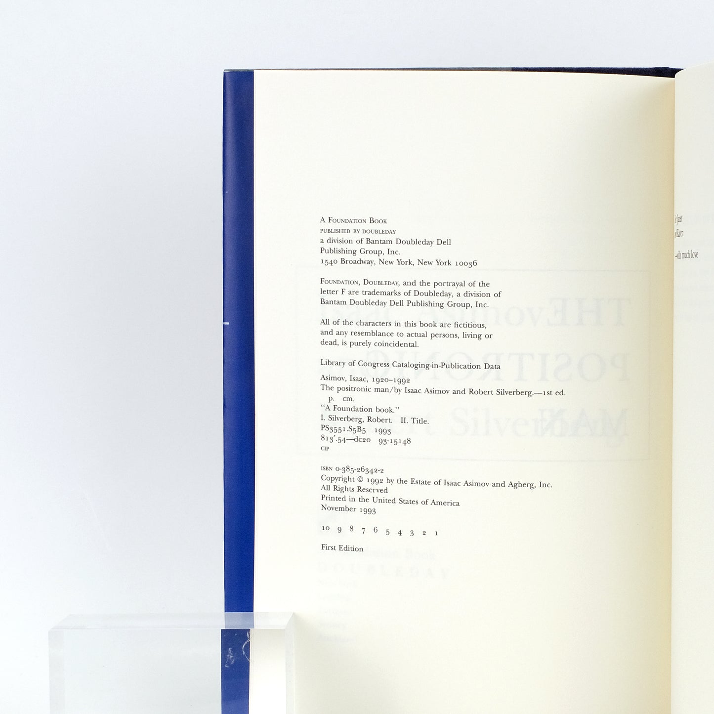 ASIMOV, Isaac, and Robert Silverberg