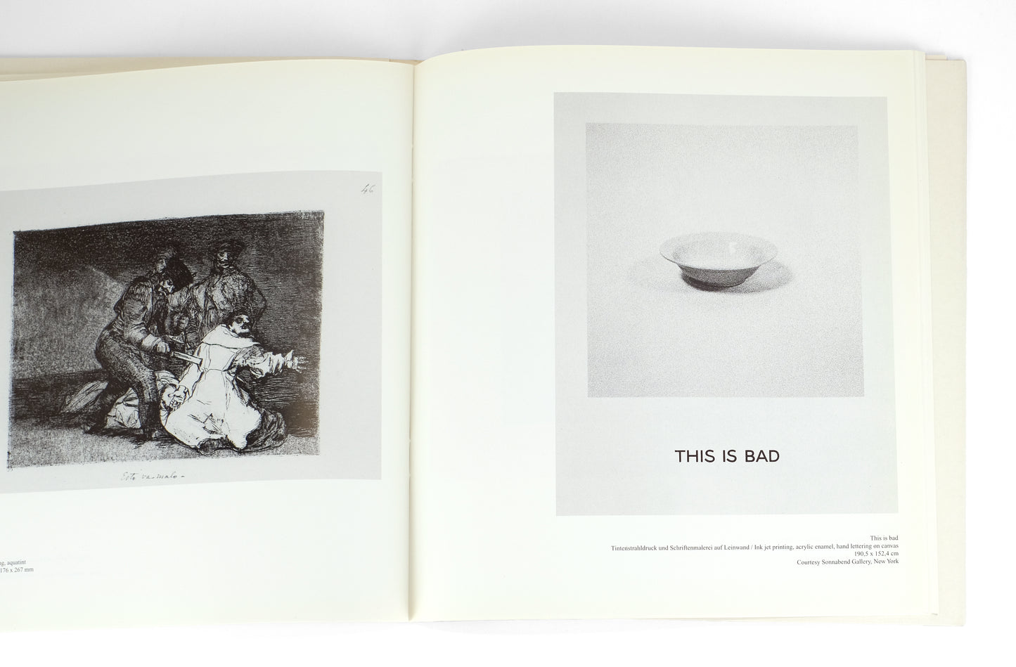 BALDESSARI, John, and Francisco de Goya