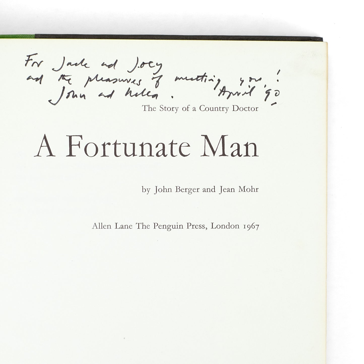 BERGER, John, and Jean Mohr