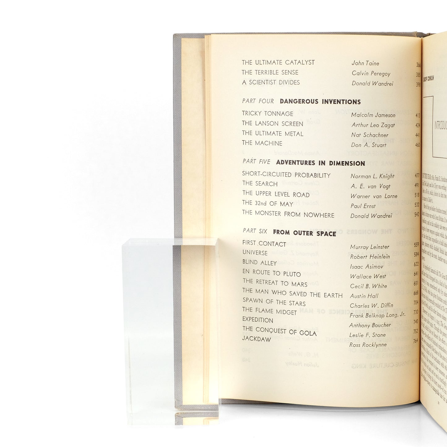 CONKLIN, Groff, ed; John W. Campbell, preface