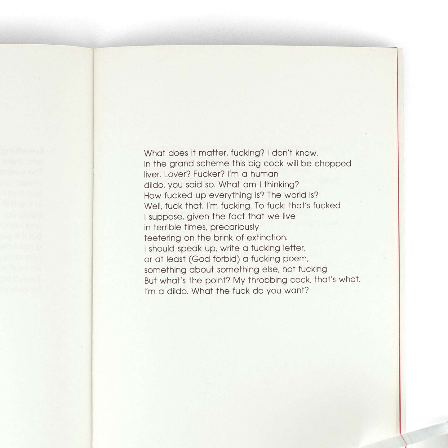 FLANAGAN, Bob; Mike Kelley, cover art