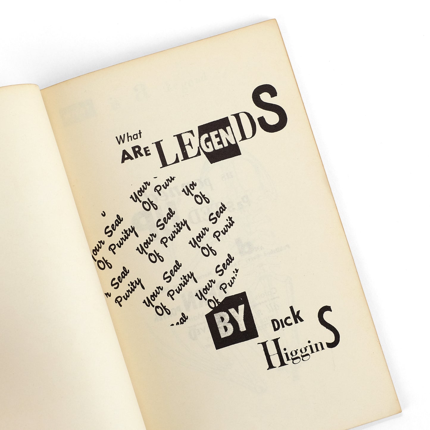 HIGGINS, Dick; Bern Porter, illus.