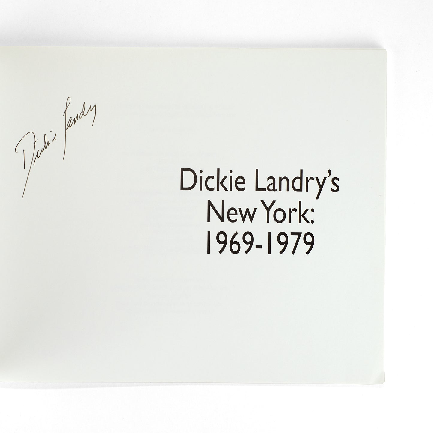LANDRY, Dickie