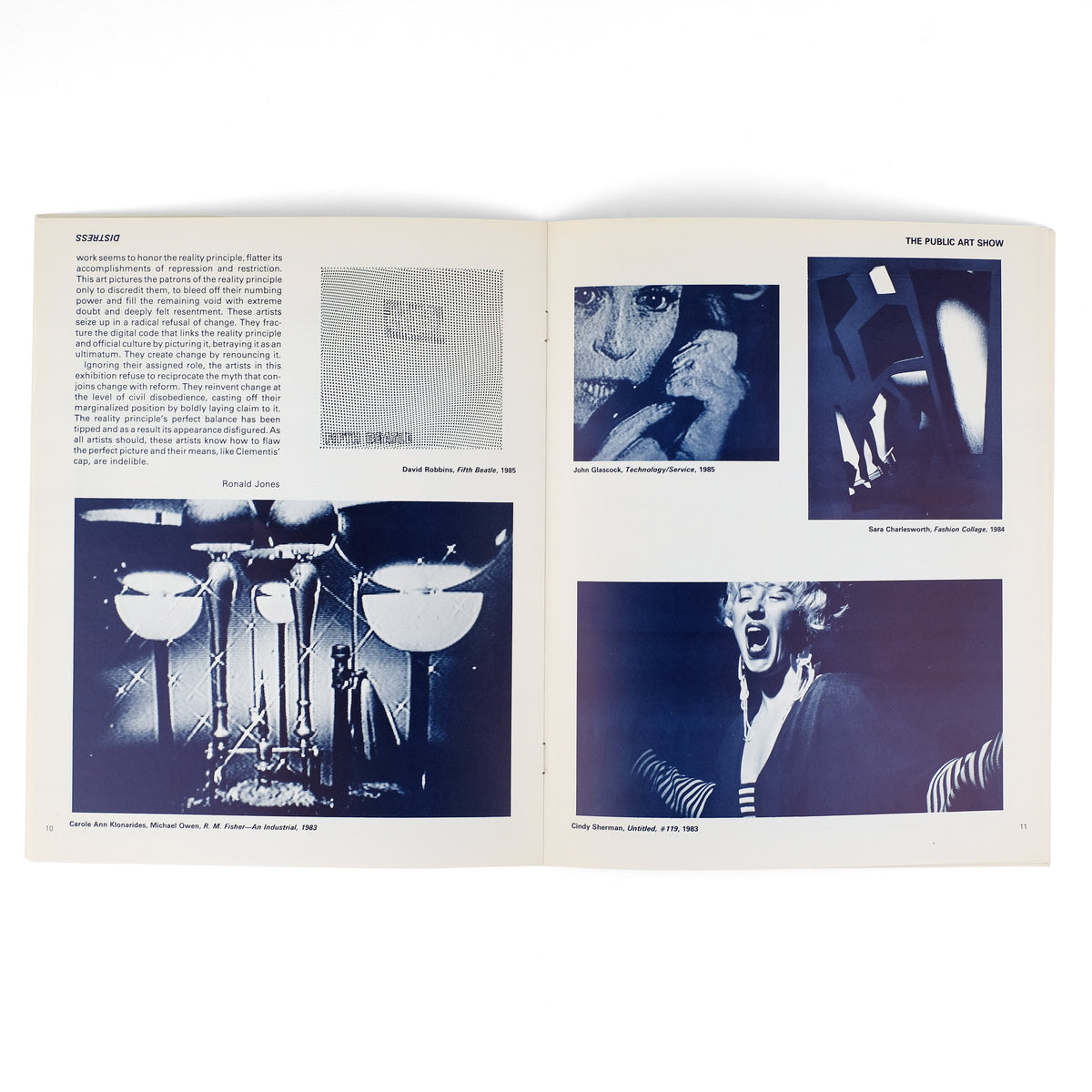 LAWLER, Louise, catalog design; Ronald Jones, text and curation