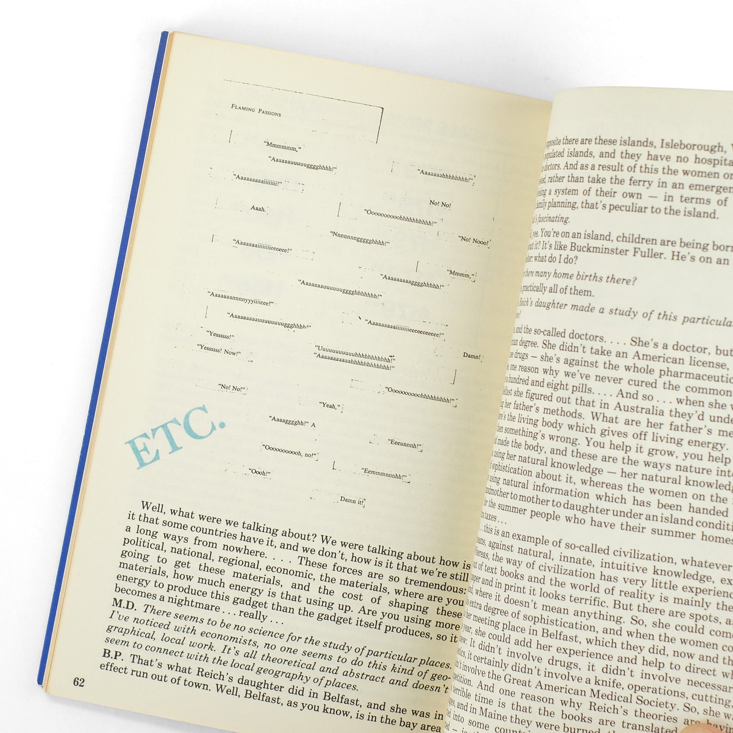 PORTER, Bern; Margaret Dunbar, interviewer