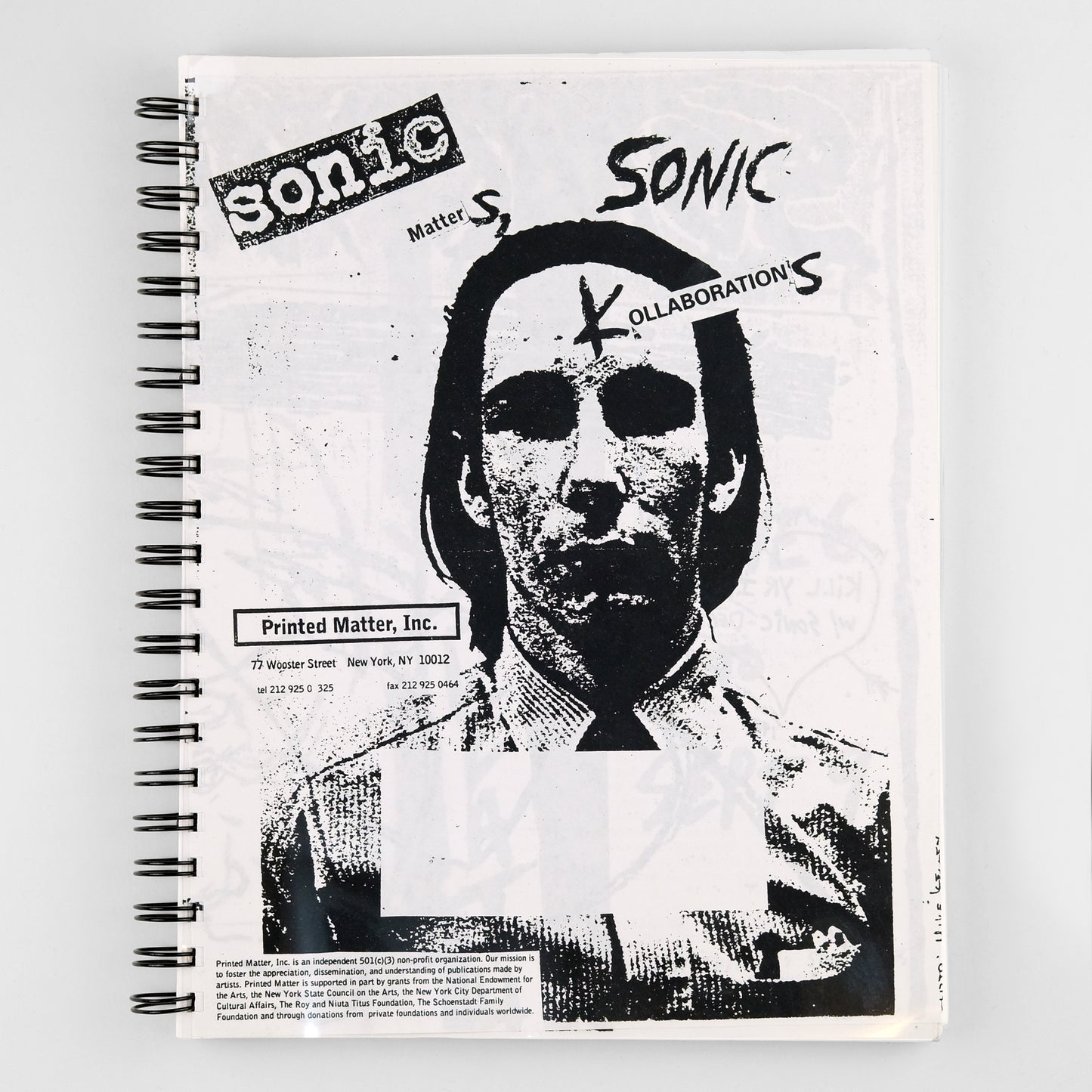 SONIC YOUTH; Todd Alden, organizer