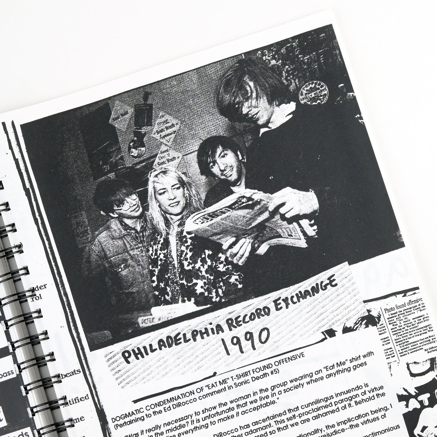 SONIC YOUTH; Todd Alden, organizer