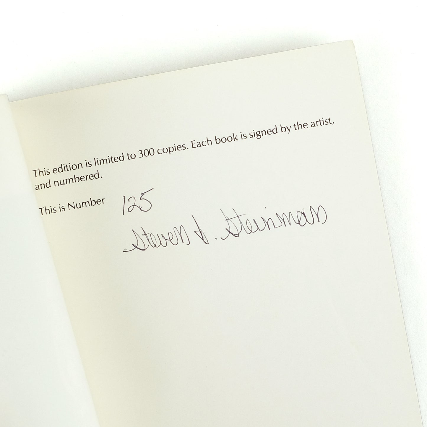STEINMAN, Steven I.