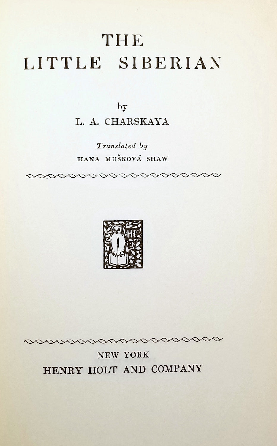 Charskaya, L.A.