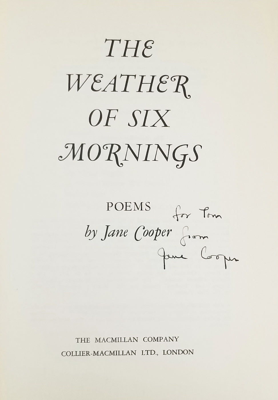 Cooper, Jane