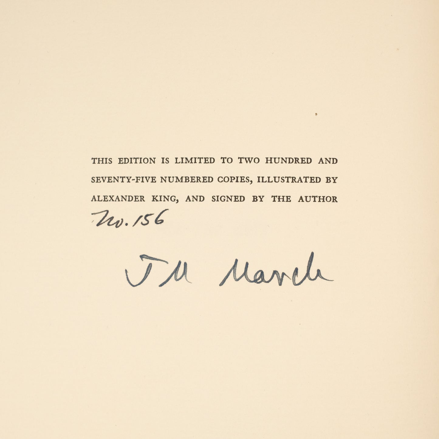 March, Joseph Moncure
