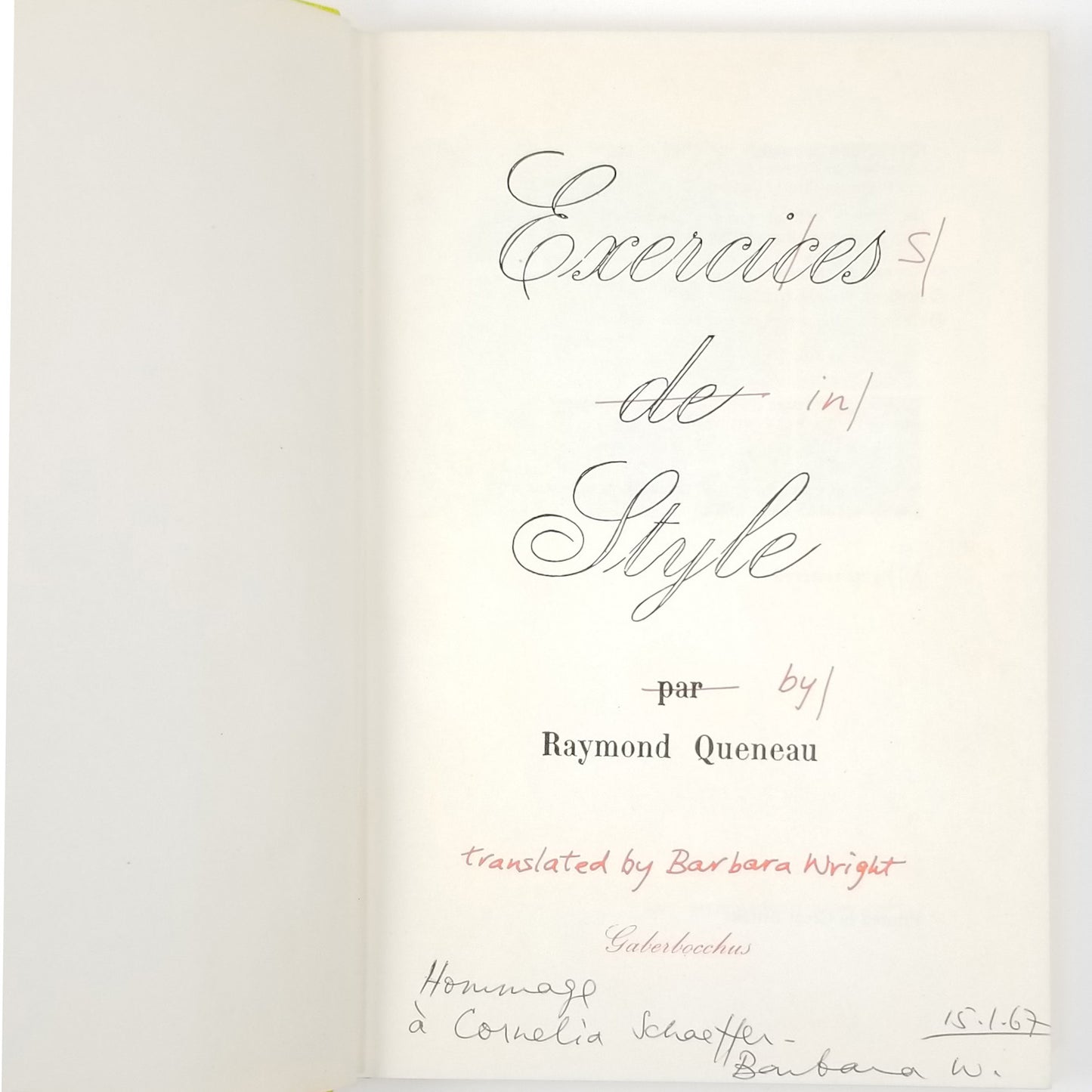 QUENEAU, Raymond