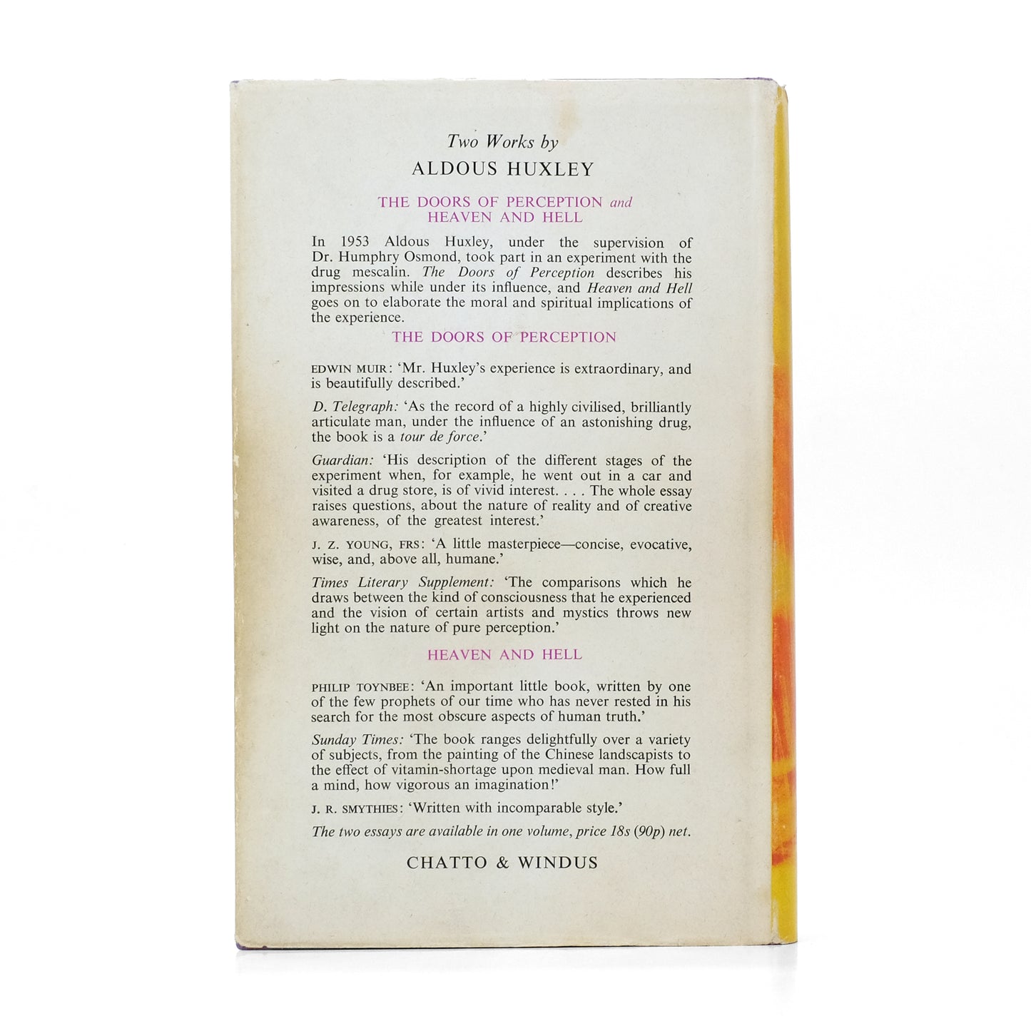 AARONSON, Bernard and Humphry Osmond, eds.