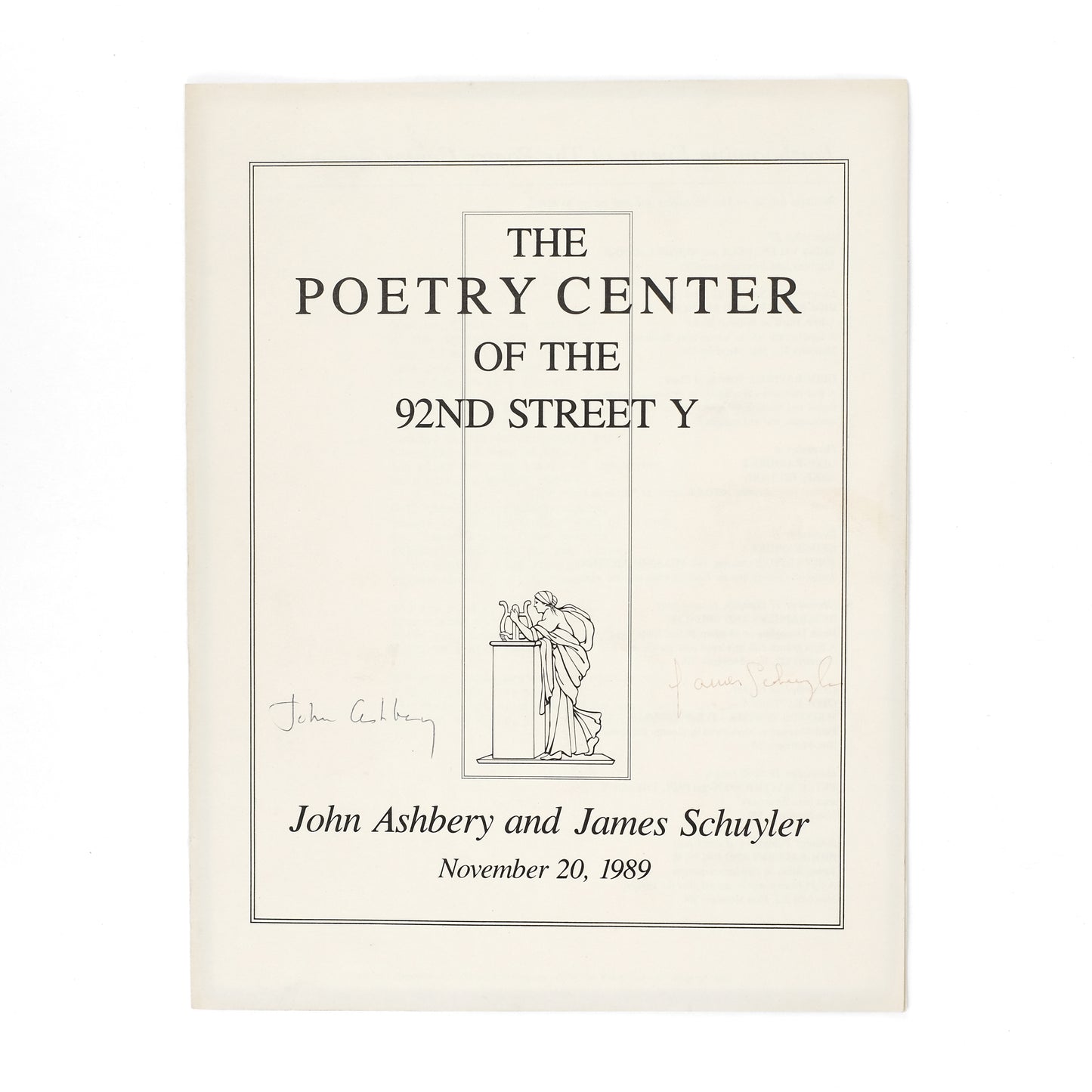 ASHBERY, John and James Schuyler
