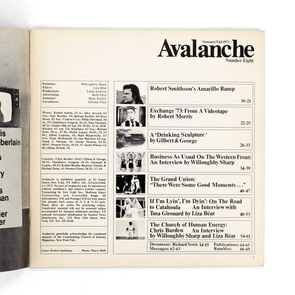 BÉAR, Liza, ed; Willoughby Sharp, publisher