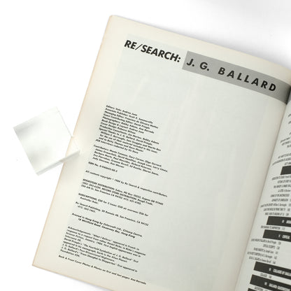 BALLARD, J. G.; Vale, Andrea Juno, eds.