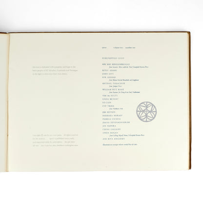 CAIN, Edward, ed; Mei Mei Berssenbrugge, Linda Hogan, et al., contributors
