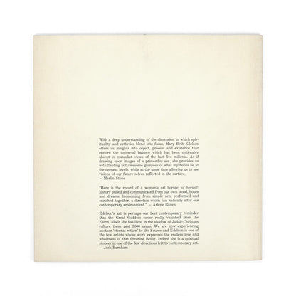 EDELSON, Mary Beth; Lucy R. Lippard, intro.