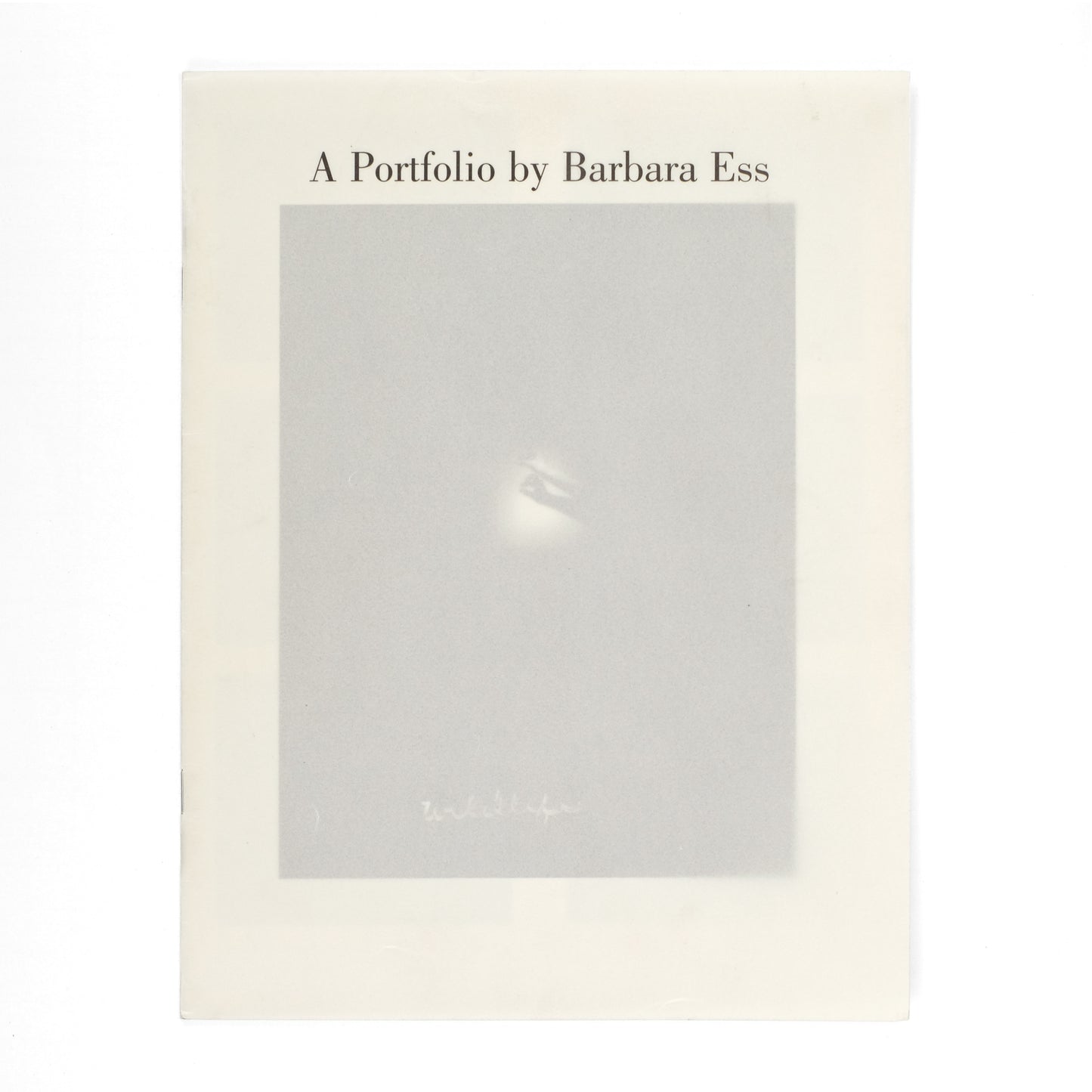 ESS, Barbara; Lynne Tillman, text