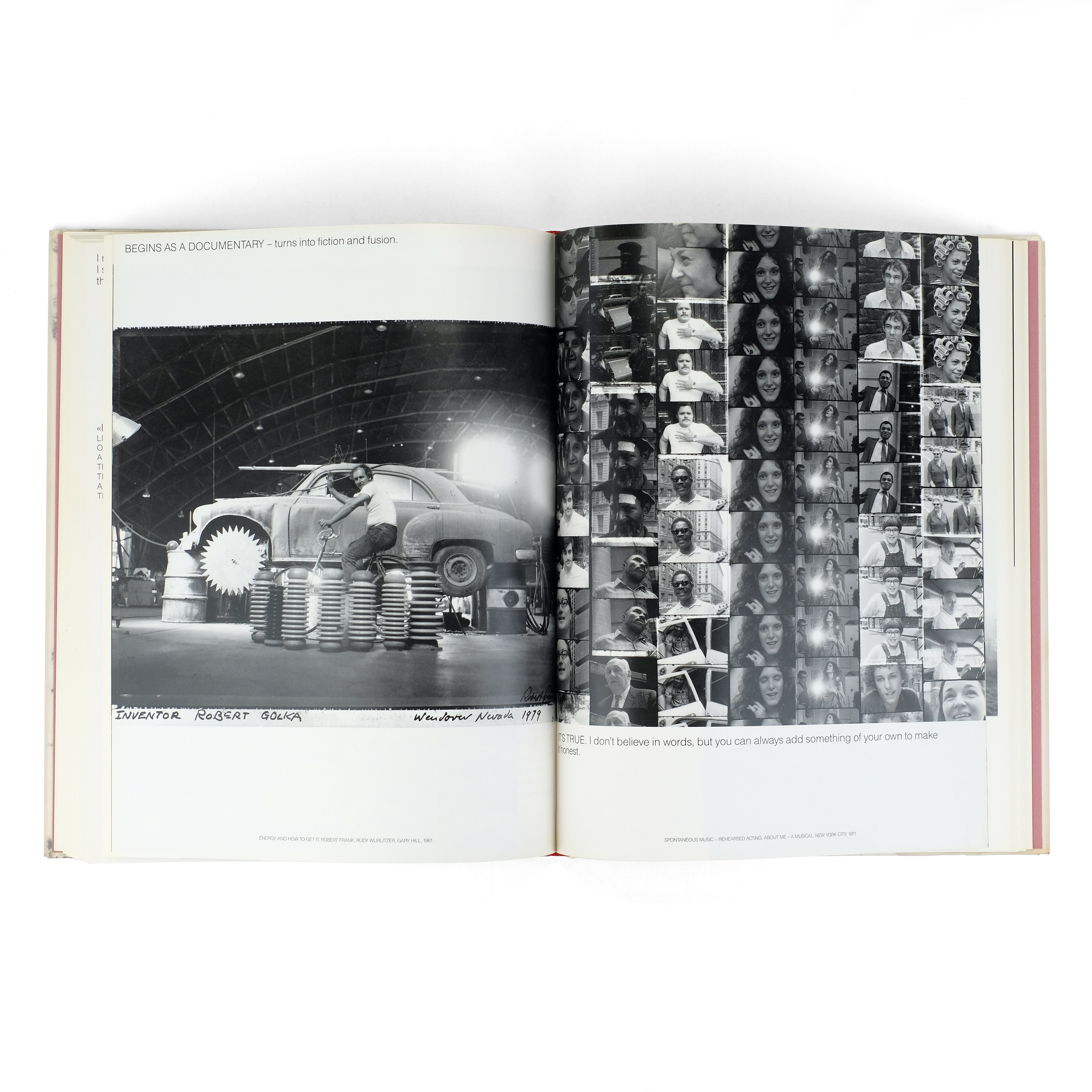 Robert Frank : The Lines of My Hand / 1989 Pantheon Hardcover