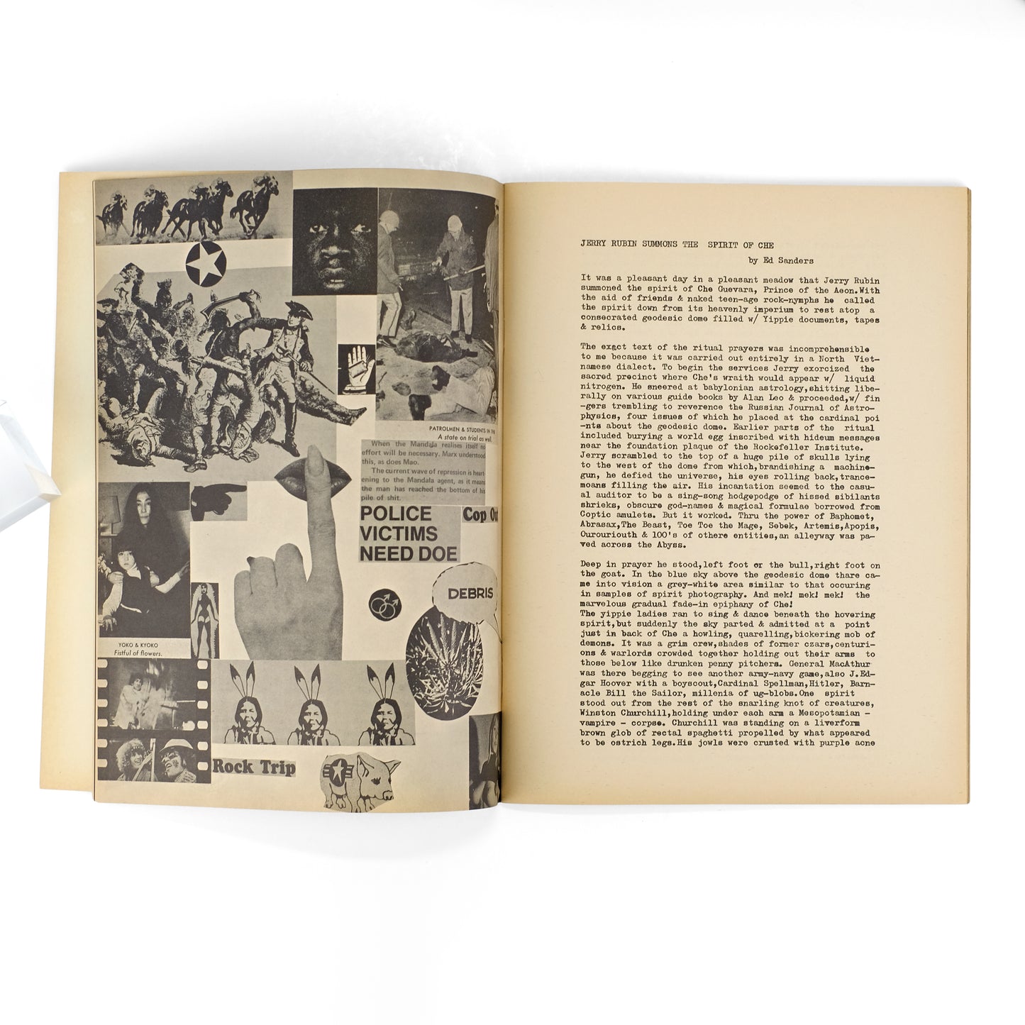 BEACH, Mary, ed; William S. Burroughs, Allen Ginsberg, et al., contributors