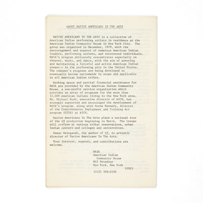 GEIOGAMAH, Hanay; Native Americans in the Arts.