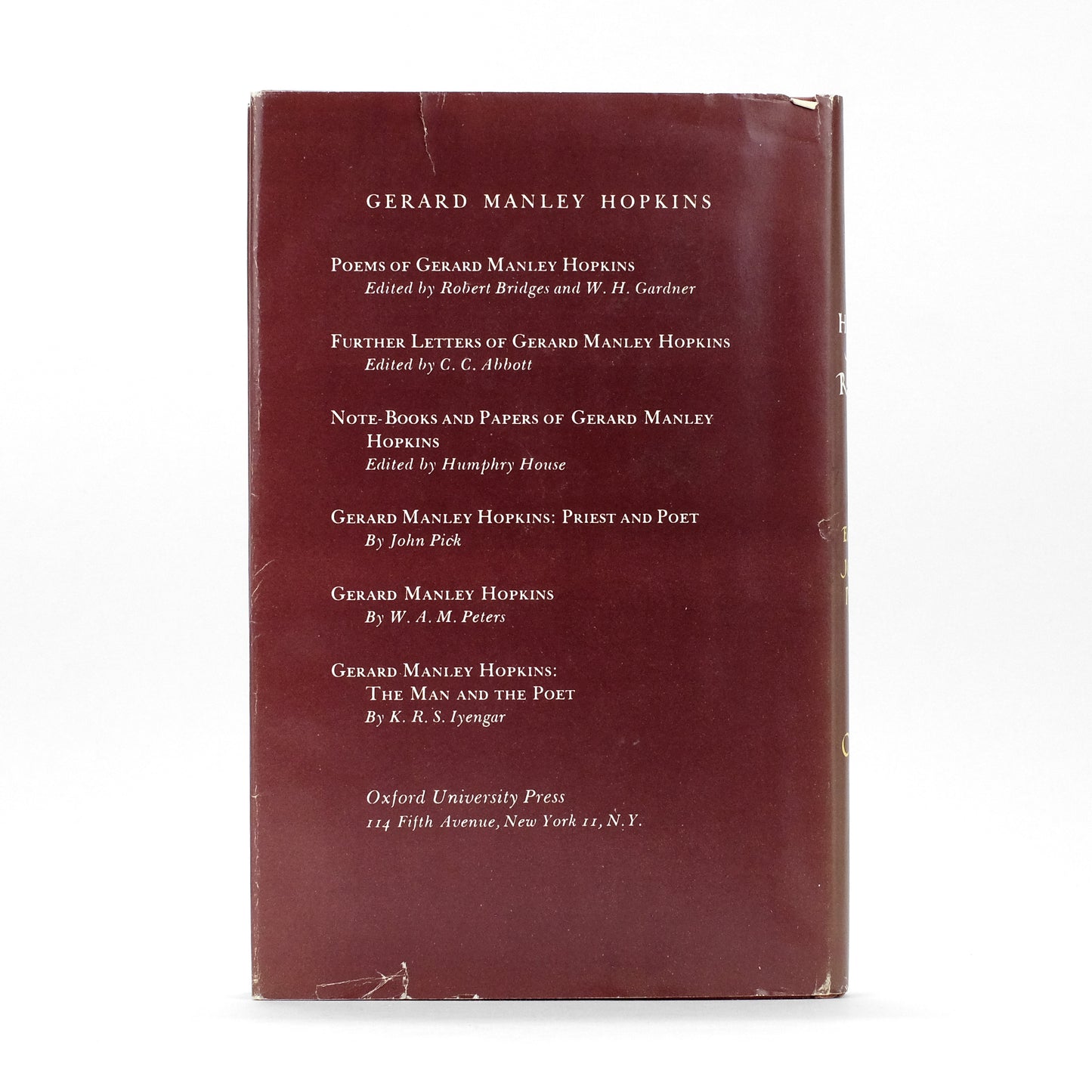 HOPKINS, Gerard Manley; John Pick, ed.