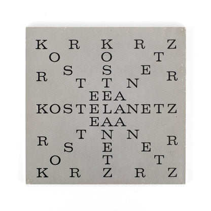 KOSTELANETZ, Richard
