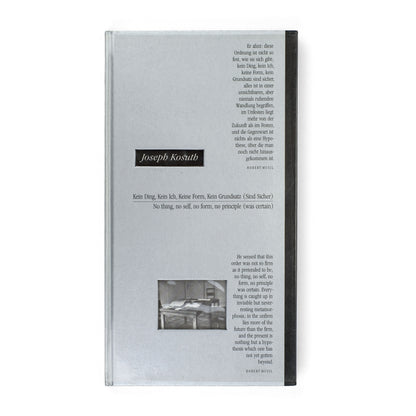KOSUTH, Joseph; Renate Damsch-Wiehager, ed.