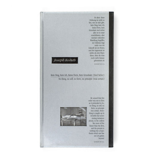 KOSUTH, Joseph; Renate Damsch-Wiehager, ed.