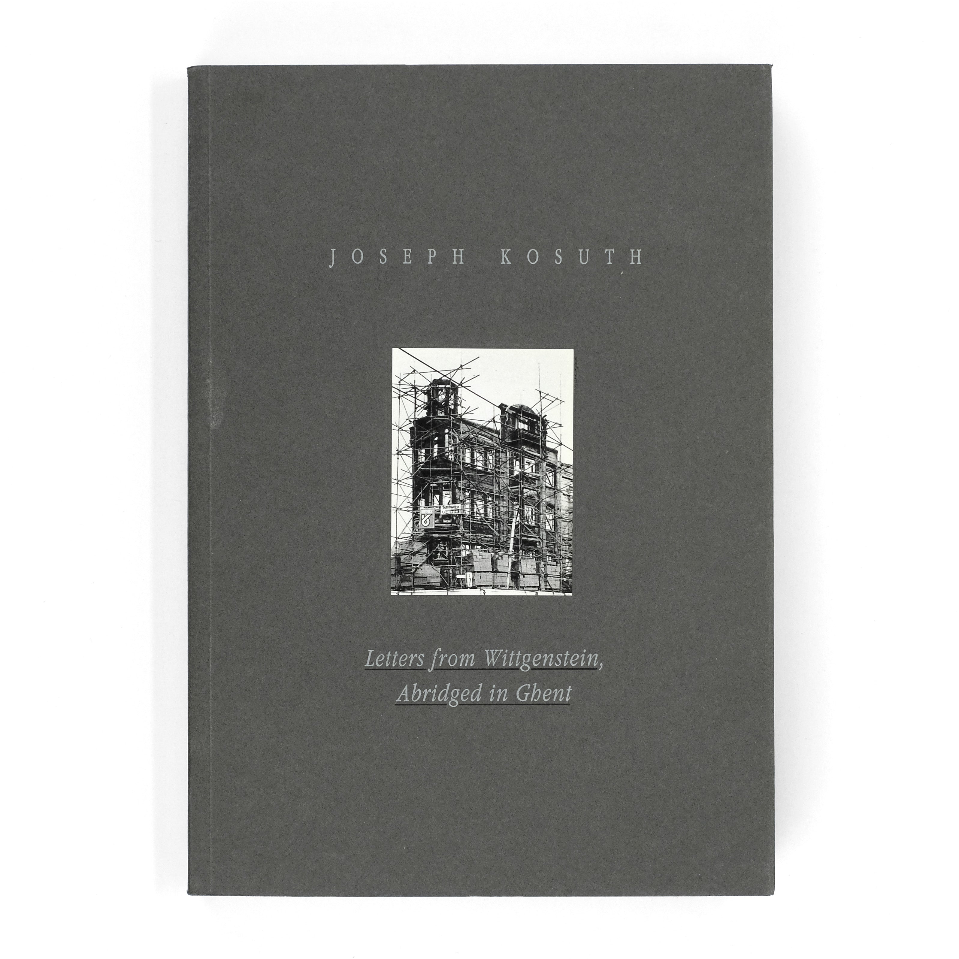 Letters from Wittgenstein, Abridged in Ghent / Joseph Kosuth / 1992 ...