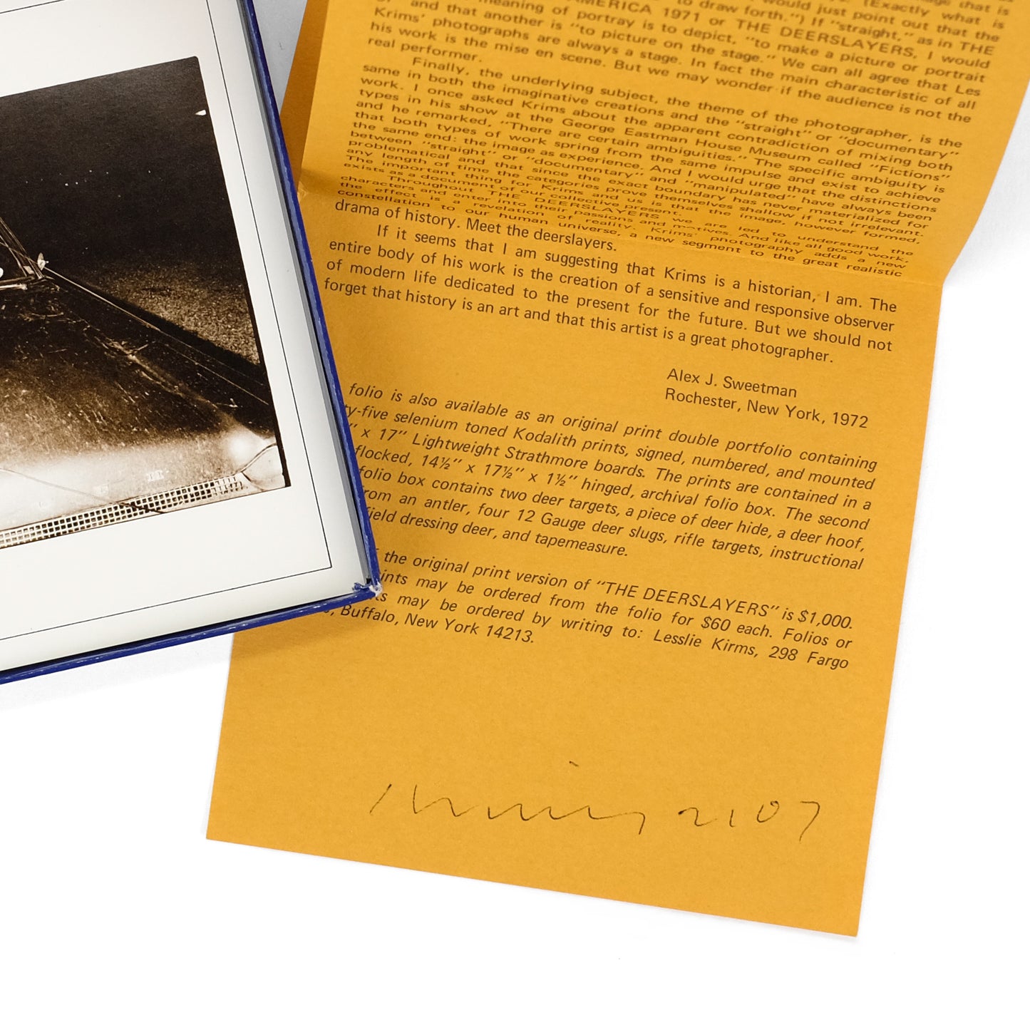 KRIMS, Les; Robert A. Sobieszek, text