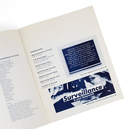 LAWLER, Louise, catalog design; Ronald Jones, text and curation