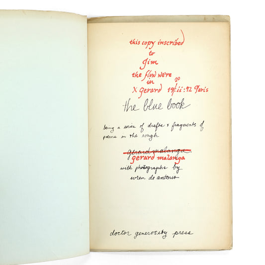 MALANGA, Gerard; Wren de Antonio, photos.