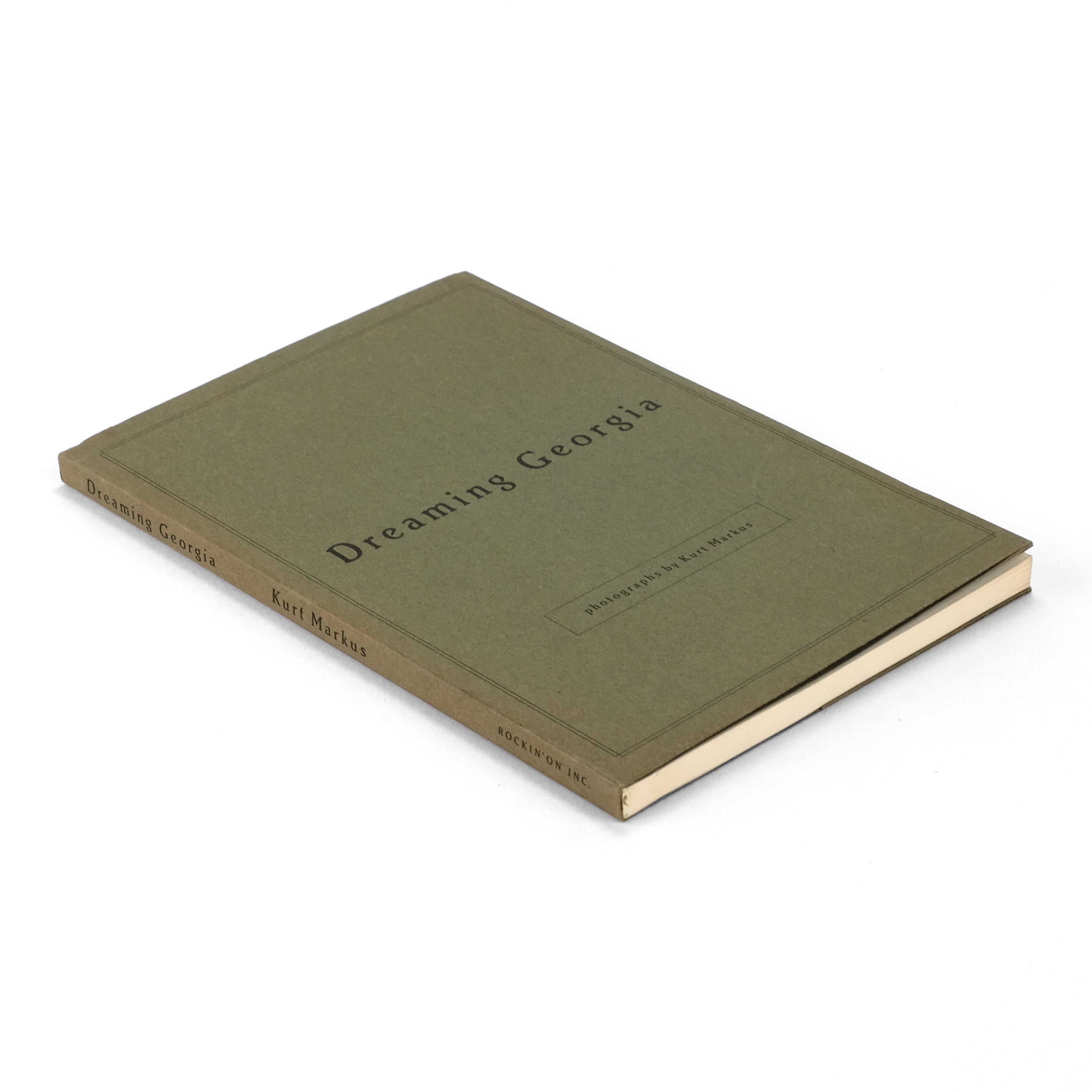 Dreaming Georgiia / Kurt Markus / Signed Photobook 1994 – Dividing