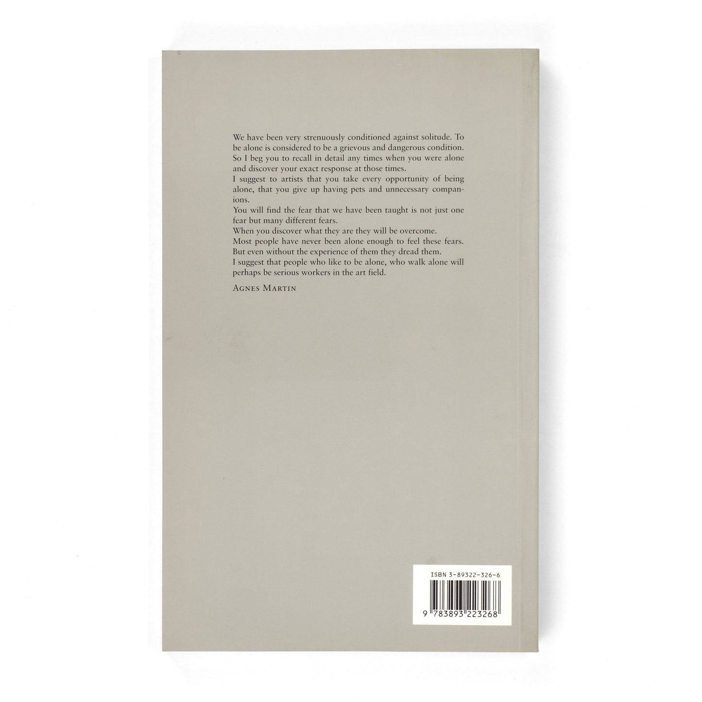 MARTIN, Agnes; Dieter Schwarz, ed.