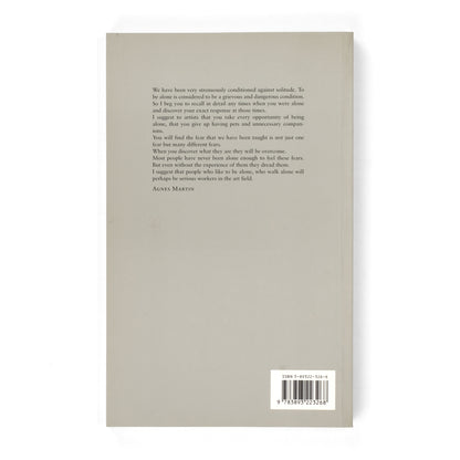 MARTIN, Agnes; Dieter Schwarz, ed.