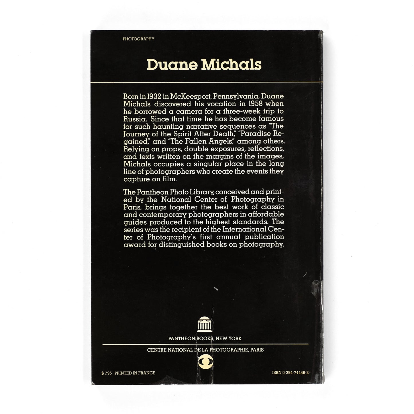 MICHALS, Duane; Renaud Camus, intro.