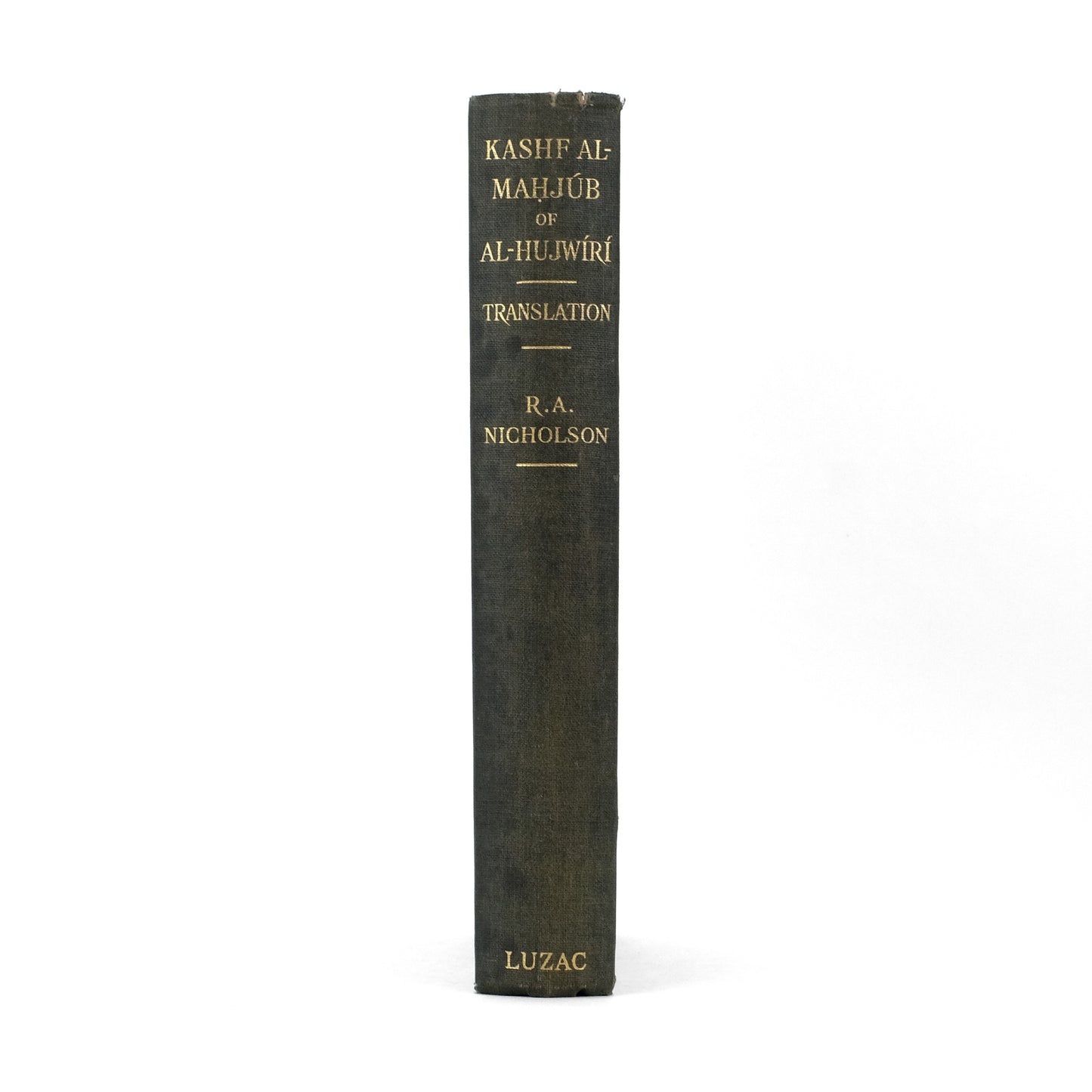 AL_HUJWIRI, Ali b. Uthman Al-Jullabi; Reynold A. Nicholson, trans.