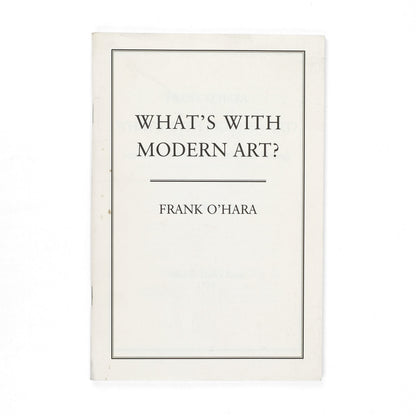 O'HARA, Frank; Bill Berkson, ed.