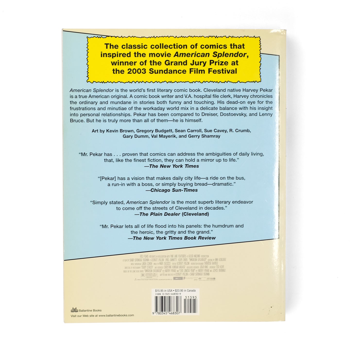 PEKAR, Harvey; R. Crumb, et al., illus.
