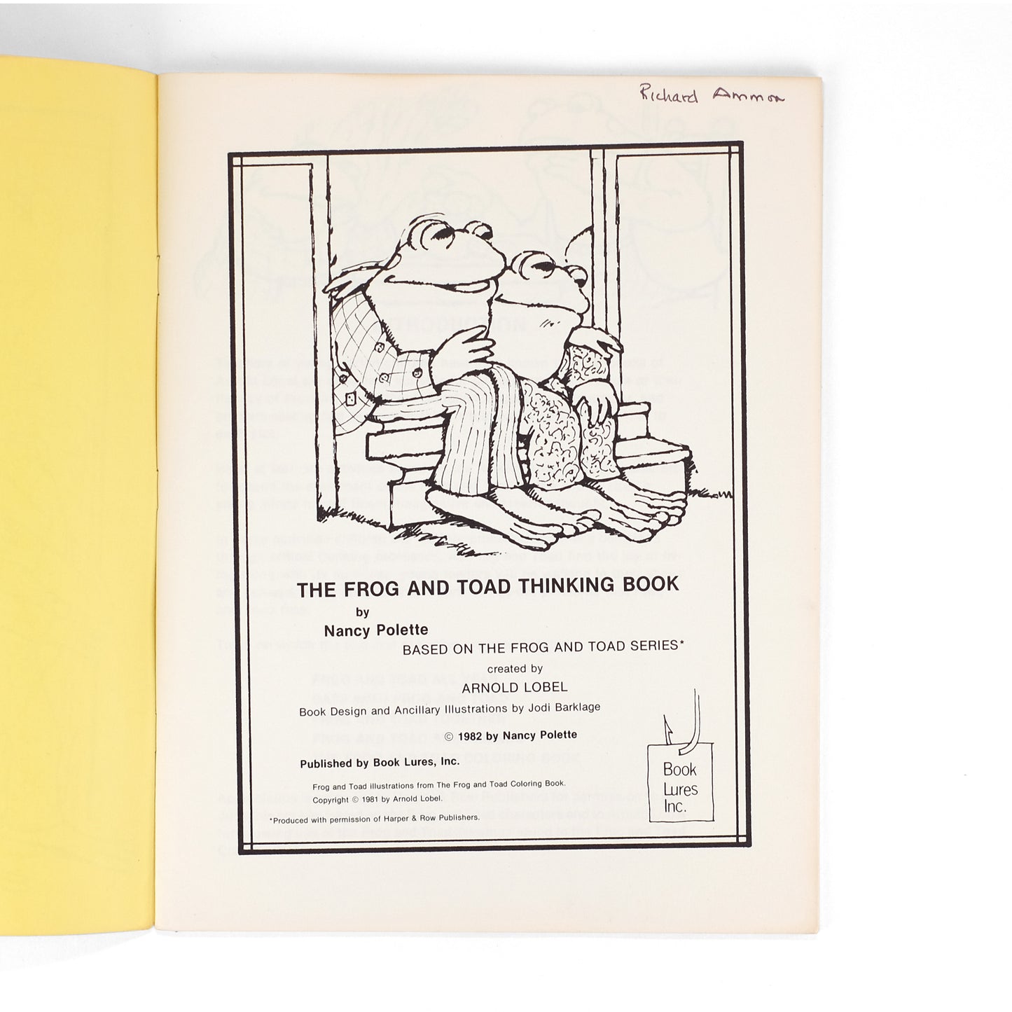 POLETTE, Nancy; Arnold Lobel