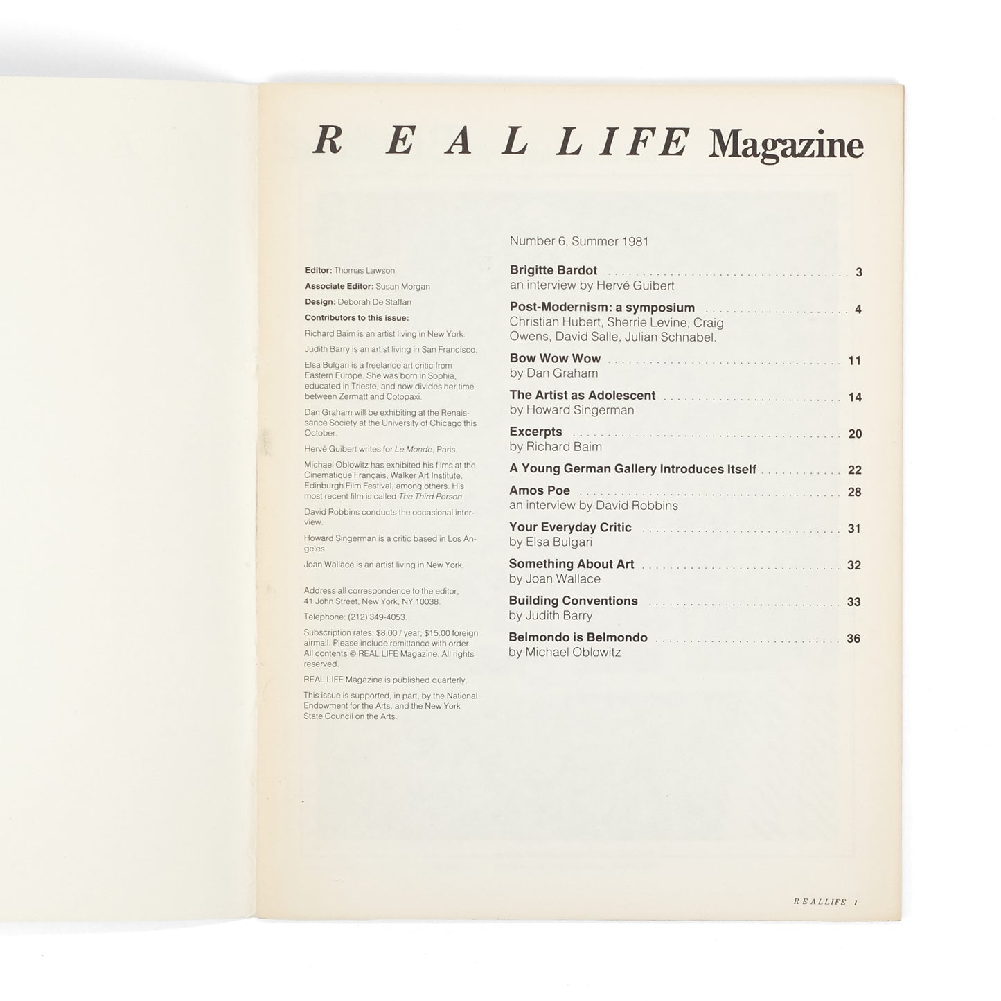 LAWSON, Thomas, and Susan Morgan, eds.