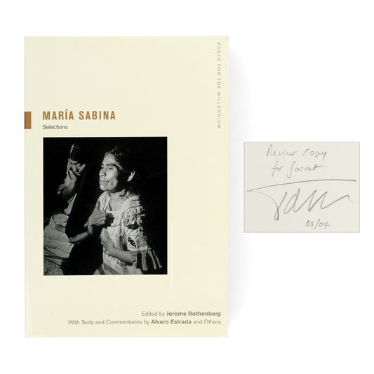 SABINA, María; Jerome Rothenberg, ed.