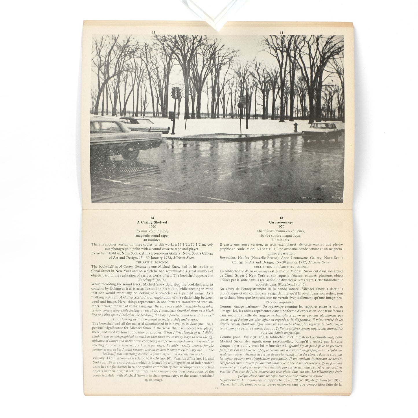 SNOW, Michael; Jonas Mekas, et al., texts