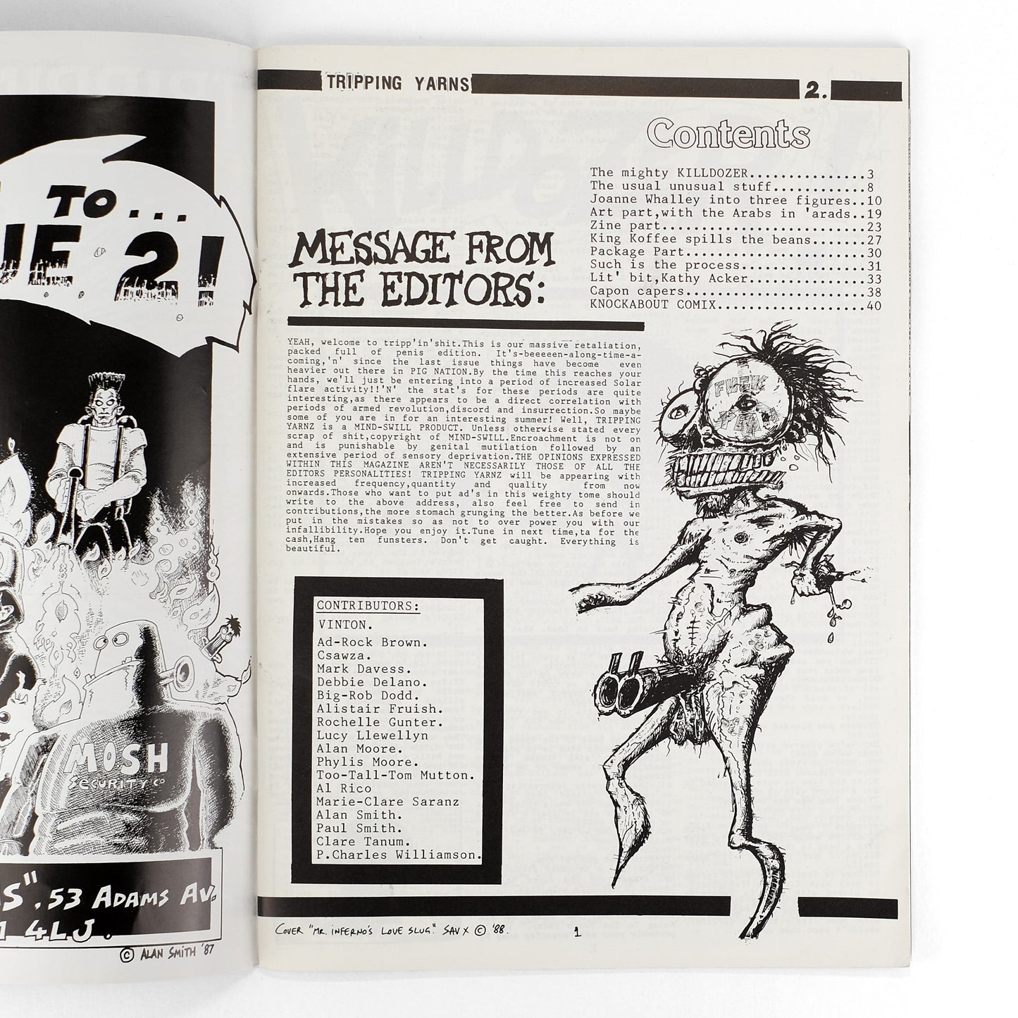 ACKER, Kathy Acker, and Alan Moore, contributors; [Alistair Fruish and Alan Smith, eds.]