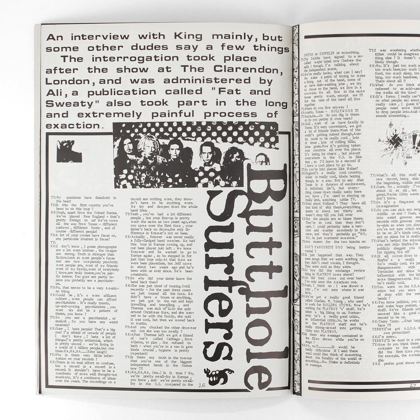 ACKER, Kathy Acker, and Alan Moore, contributors; [Alistair Fruish and Alan Smith, eds.]