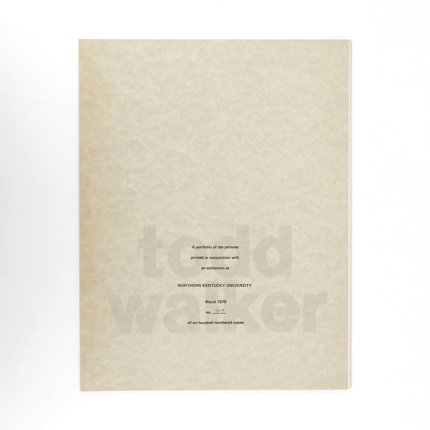 WALKER, Todd