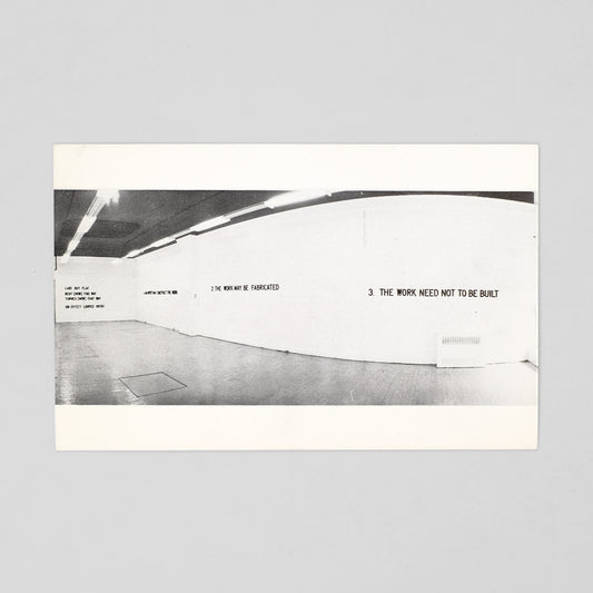 WEINER, Lawrence. Nova Scotia College of Art & Design Summer 1979 [Postcard]