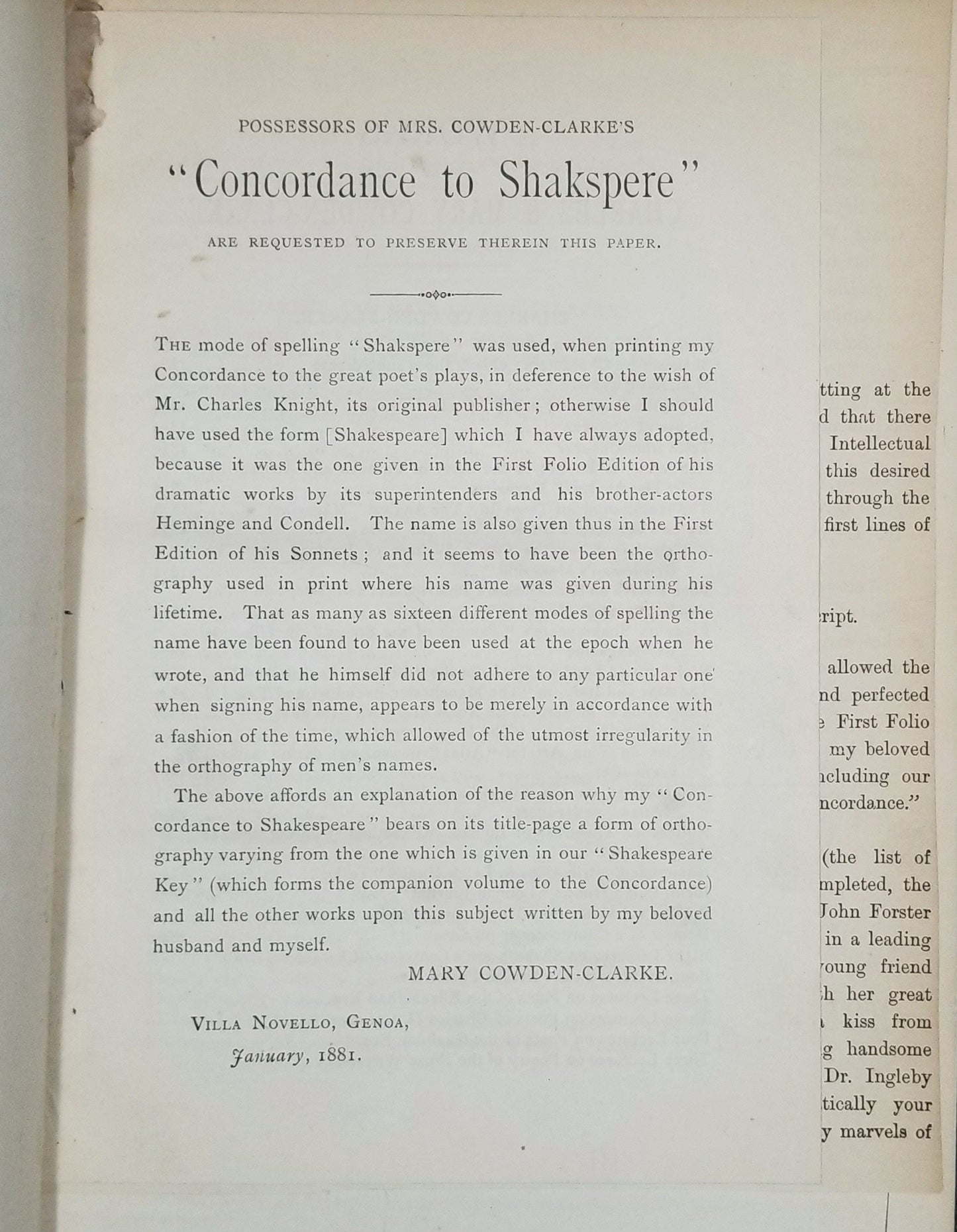 Clarke, Mary Cowden